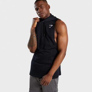 SOLD Gymshark Drop Arm Hoodie in Black